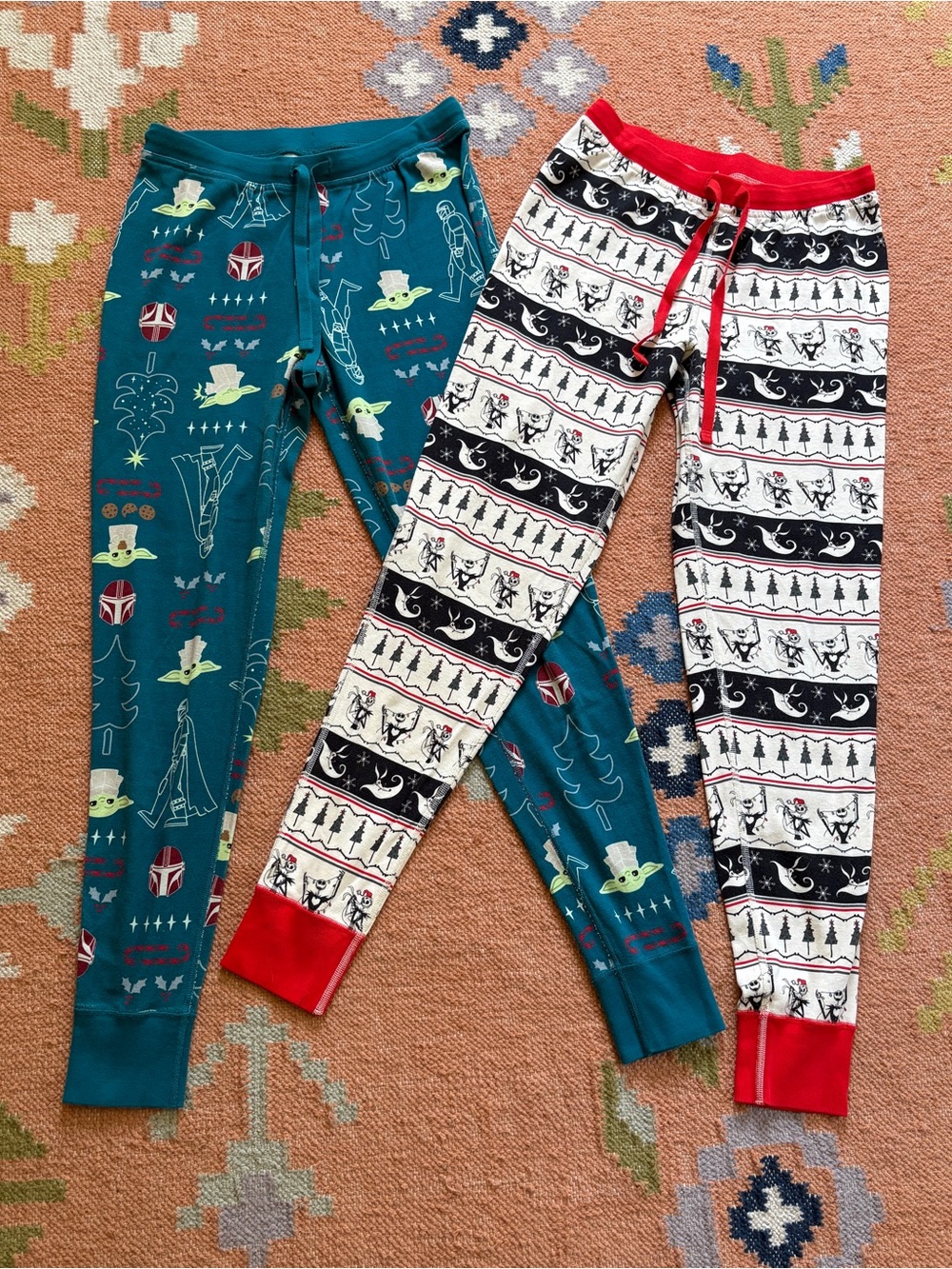 Hanna Andersson Women’s Holiday Pajama Pant Bundle of 2 Size Small